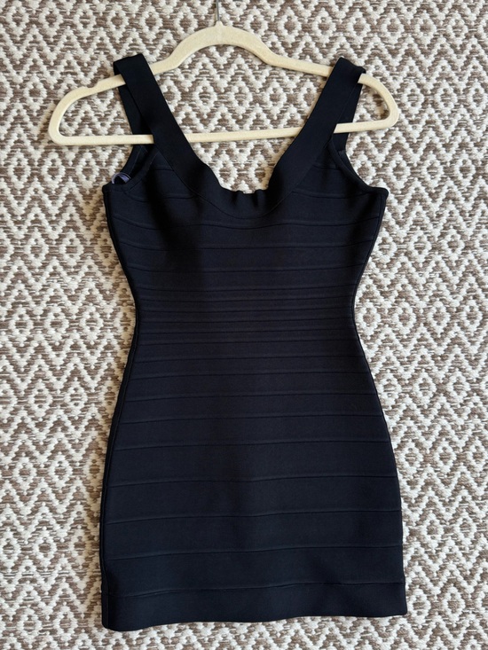 Herve Leger Dresses & Skirts - Herve Leger Black Scoop-Back Bandage Mini Dress